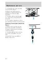 Предварительный просмотр 210 страницы Ford 2002 Taurus Owner'S Manual