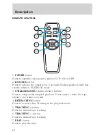 Предварительный просмотр 10 страницы Ford 2002 Windstar Owner'S Manual