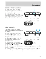 Предварительный просмотр 15 страницы Ford 2002 Windstar Owner'S Manual