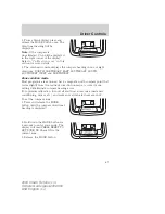 Предварительный просмотр 67 страницы Ford 2003 Crown Victoria Owner'S Manual