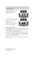 Предварительный просмотр 70 страницы Ford 2003 Crown Victoria Owner'S Manual