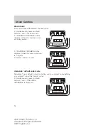 Предварительный просмотр 72 страницы Ford 2003 Crown Victoria Owner'S Manual