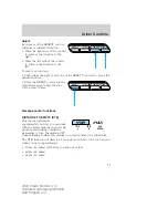 Предварительный просмотр 87 страницы Ford 2003 Crown Victoria Owner'S Manual