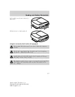 Предварительный просмотр 107 страницы Ford 2003 Crown Victoria Owner'S Manual