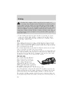 Предварительный просмотр 135 страницы Ford 2003 Escape Owner'S Manual