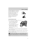 Предварительный просмотр 59 страницы Ford 2003 Focus User Manual