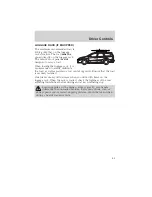 Предварительный просмотр 61 страницы Ford 2003 Focus User Manual