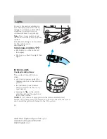 Предварительный просмотр 34 страницы Ford 2003 P207 Explorer Sport Trac Owner'S Manual