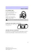 Предварительный просмотр 85 страницы Ford 2003 Town Car Owner'S Manual