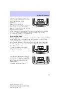 Предварительный просмотр 87 страницы Ford 2003 Town Car Owner'S Manual