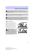 Предварительный просмотр 149 страницы Ford 2003 Town Car Owner'S Manual