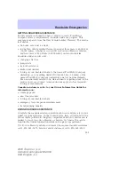 Предварительный просмотр 185 страницы Ford 2003 Town Car Owner'S Manual