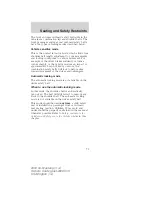 Preview for 73 page of Ford 2004 04- Mustang Owner'S Manual