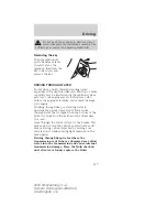 Preview for 117 page of Ford 2004 04- Mustang Owner'S Manual