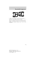 Preview for 143 page of Ford 2004 04- Mustang Owner'S Manual