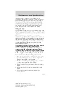 Preview for 191 page of Ford 2004 04- Mustang Owner'S Manual