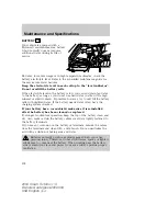 Предварительный просмотр 192 страницы Ford 2004 Crown Victoria Owner'S Manual