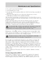 Предварительный просмотр 203 страницы Ford 2004 E-Series Owner'S Manual