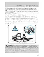 Preview for 219 page of Ford 2004 E-Series Owner'S Manual