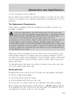 Preview for 223 page of Ford 2004 E-Series Owner'S Manual