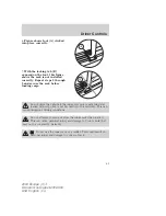 Предварительный просмотр 61 страницы Ford 2004 ESCAPE Owner'S Manual