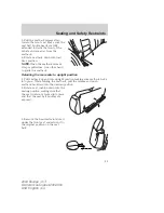 Предварительный просмотр 85 страницы Ford 2004 ESCAPE Owner'S Manual