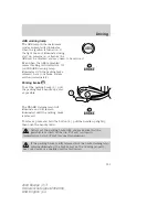 Предварительный просмотр 121 страницы Ford 2004 ESCAPE Owner'S Manual