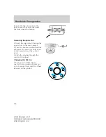 Предварительный просмотр 166 страницы Ford 2004 ESCAPE Owner'S Manual