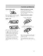 Предварительный просмотр 21 страницы Ford 2004 Focus Owner'S Manual