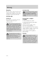 Предварительный просмотр 102 страницы Ford 2004 Focus Owner'S Manual