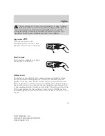 Предварительный просмотр 43 страницы Ford 2004 Windstar Owner'S Manual