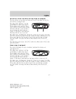 Предварительный просмотр 47 страницы Ford 2004 Windstar Owner'S Manual