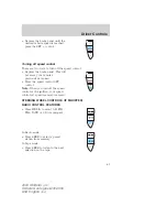 Предварительный просмотр 69 страницы Ford 2004 Windstar Owner'S Manual