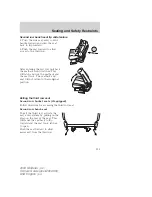 Предварительный просмотр 111 страницы Ford 2004 Windstar Owner'S Manual