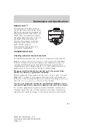 Предварительный просмотр 223 страницы Ford 2005 05+ Mustang Owner'S Manual