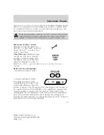 Предварительный просмотр 11 страницы Ford 2005 Crown Victoria Owner'S Manual