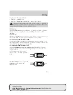 Preview for 159 page of Ford 2005 E-150 Owner'S Manual