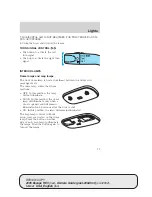 Предварительный просмотр 79 страницы Ford 2005 Escape HEV Owner'S Manual