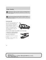 Предварительный просмотр 106 страницы Ford 2005 Escape HEV Owner'S Manual