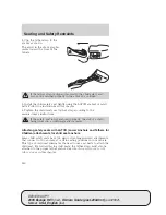 Предварительный просмотр 160 страницы Ford 2005 Escape HEV Owner'S Manual