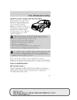 Предварительный просмотр 163 страницы Ford 2005 Escape HEV Owner'S Manual