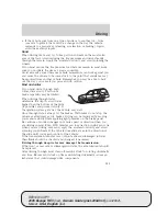 Предварительный просмотр 215 страницы Ford 2005 Escape HEV Owner'S Manual