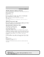 Предварительный просмотр 247 страницы Ford 2005 Escape HEV Owner'S Manual