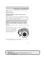 Предварительный просмотр 279 страницы Ford 2005 Escape HEV Owner'S Manual