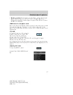 Предварительный просмотр 48 страницы Ford 2005 Escape Hybrid Owner'S Manual