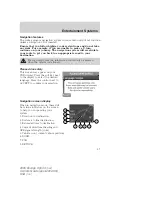 Предварительный просмотр 58 страницы Ford 2005 Escape Hybrid Owner'S Manual