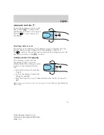 Предварительный просмотр 76 страницы Ford 2005 Escape Hybrid Owner'S Manual