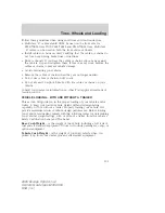 Предварительный просмотр 192 страницы Ford 2005 Escape Hybrid Owner'S Manual