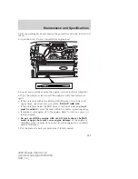 Предварительный просмотр 262 страницы Ford 2005 Escape Hybrid Owner'S Manual