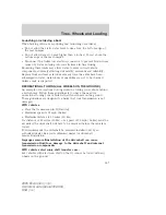 Preview for 167 page of Ford 2005 Excursion Owner'S Manual